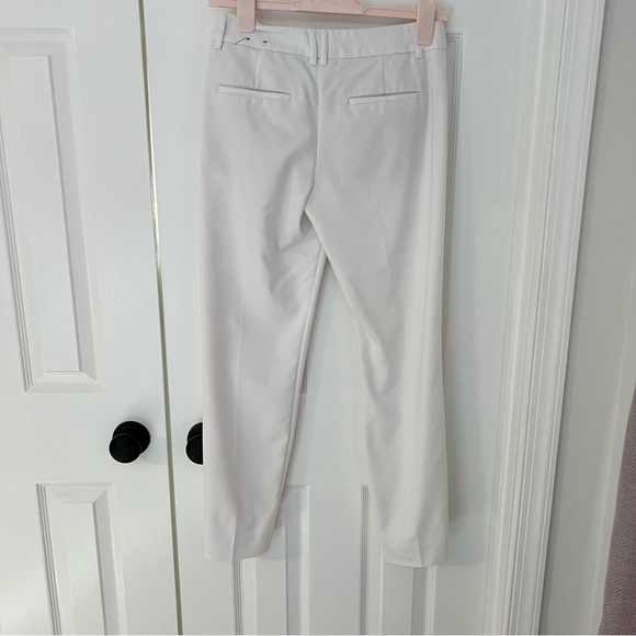 EUC white cropped Express pants. Size 0. - Picture 2 of 3